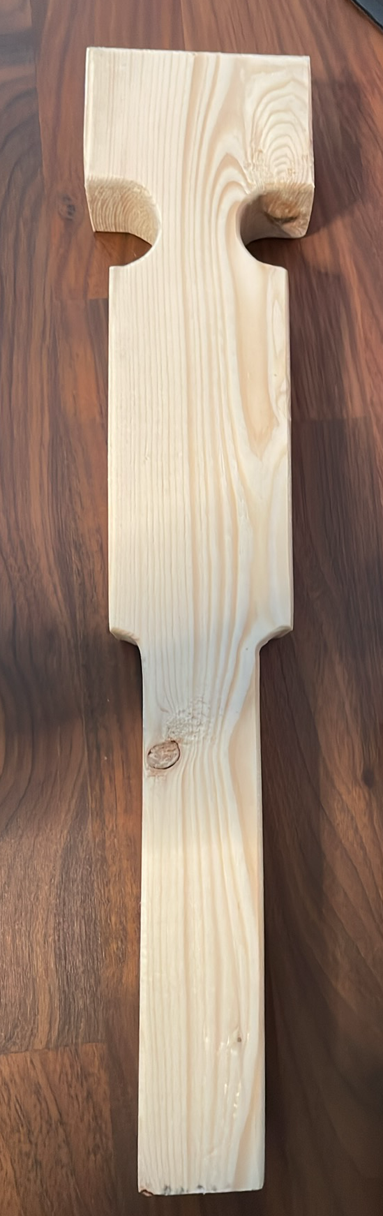 Raw Pine Tap Handle